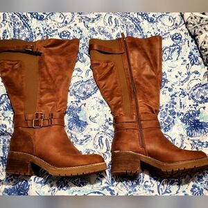 Torrid WW and Wide Calf Heeled Knee High Boots